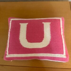 Jonathan Adler Letter U Baby Pillow
